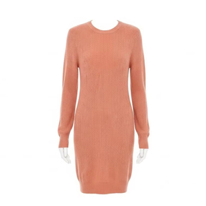 Vestido de Suéter de Punto Sin Mangas, Color Sólido, Poliéster Suave y Elástico, Informal, para Otoño e Invierno, Venta al por Mayor, Mercado de Exportación Global de la UE - Product Image 1