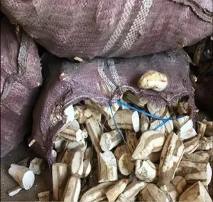 Tubérculos secos de yuca más baratos de Vietnam con chips de tapioca secos en rodajas yuca seca de color blanco