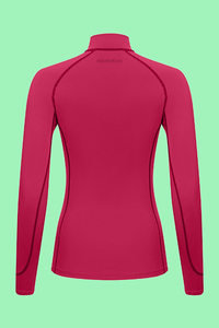 เสื้อกีฬาขี่ม้าหญิงหญิงมีหลายสี OEM ผ้าแตงโมยืดได้4ทาง - Product Image 3