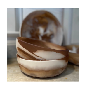 Bols de service en résine époxy d'excellente qualité pour salade et collation Vaisselle Bol en résine le plus vendu Vaisselle utilisée - Product Image 4