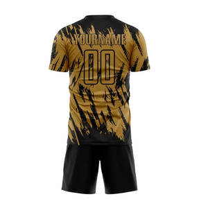 Uniformes de football en polyester de haute qualité Kits d'équipe à séchage rapide personnalisés Maillots de football en gros pour jeunes adultes Ensembles personnalisés - Product Image 3