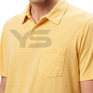 Usine directe meilleure qualité hommes Polo T-Shirt décontracté Jersey respirant haut avec manches courtes pas cher prix de gros - Product Image 3