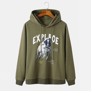 Wholesale Custom Men's Pullover Hoodies 100% Cotton <b>Thermal</b> <b>Fleece</b> with Pocket Design Low Price Winter Sweatshirts Bulk Supply - Product Image 1