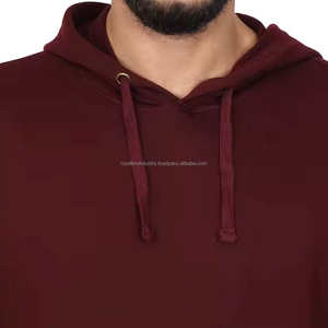 เสื้อฮู้ดดี้และเสื้อสเวตเชิ้ตผู้ชายคุณภาพสูงสำหรับฤดูหนาว - ผ้าฝ้าย 100% ย้อมสีพื้น สไตล์สตรีทแวร์ - Product Image 4