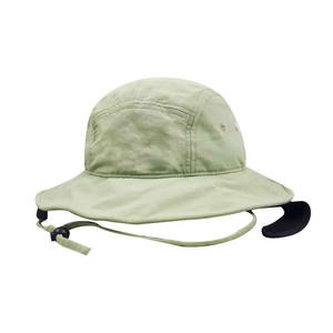 Sombrero de pescador personalizado de algodón con logotipo bordado, sombrilla de doble cara, sombrero de pescador, tela de terciopelo para actividades al aire libre - Product Image 2