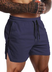 Short de gymnastique élégant à séchage rapide pour hommes Logo personnalisé Leggings de compression d'entraînement Poche Couleur unie Service sportif écologique OEM - Product Image 3