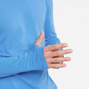 T-shirt pour homme élégant à manches longues 100% coton, séchage rapide, respirant, confortable, décontracté, de haute qualité, coupe ample - Product Image 5