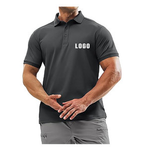 Vente en gros 100% coton été hommes pour polos personnalisé OEM/ODM fournisseur de services solide motif toile tissu - Product Image 3
