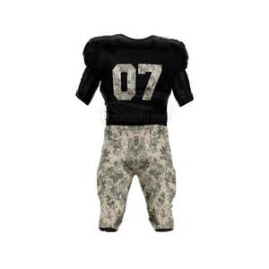 Customized Logo Printing American Football Uniforms for Men Lightweight Comfortable Sports Wear XL Size Short Sleeves Shorts Set - Product Image 2