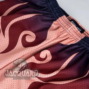 Pantalones Cortos de Playa para Hombre, Personalizados con Logotipo OEM, Hechos a Medida, 100% Poliéster, Cintura Alta, Cierre de Botones, Resistentes al Viento, Decoración Vintage - Product Image 4