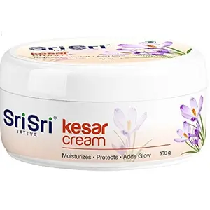 100% Crème Tattva Kesar de qualité supérieure 100gm Produit de soin de la peau naturel à base de plantes ayurvédiques d'Inde