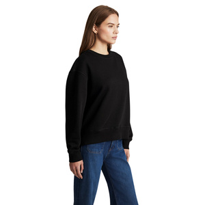 Women's Oversized Crewneck Polyester <b>Fleece</b> <b>Hoodie</b> Sweatshirt Breathable Knitted Casual Print Autumn Winter Plus Size Customized - Product Image 4