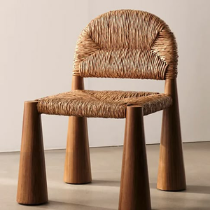 Living room <b>rattan</b> wood <b>chair</b> seagrass woven home furniture <b>rattan</b> decor furniture hotel furniture handicraft made in Vietnam - Product Image 2