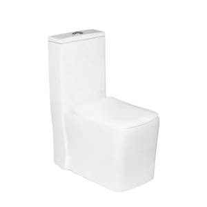 Inodoro moderno de una pieza de cerámica personalizado para baño americano, juego de inodoro fabricado en India, empresa china de artículos sanitarios - Product Image 1