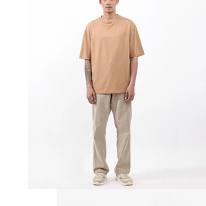 Impression personnalisée de haute qualité T-shirts surdimensionnés pour hommes Conception d'épaule tombante vierge Manches courtes Options de taille Plus Fournisseur BD - Product Image 6