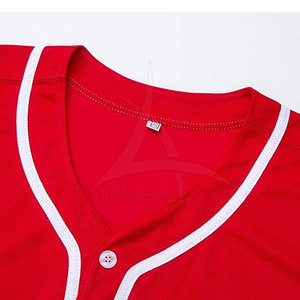 Service OEM – Maillot de softball respirant et à séchage rapide 100 % polyester pour homme – Couleurs et logo personnalisés – Vente en gros – Créez votre propre design - Product Image 4