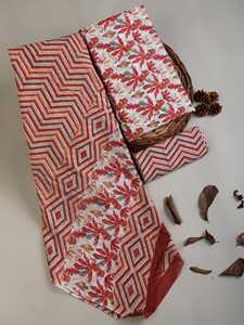 Exclusivo Conjunto de Traje Salwar de 3 Piezas en Tela de Algodón Puro Estampado, Diseño de Diseñador, Sin Costuras, Conjunto de Traje con Parte Superior, Parte Inferior y Dupatta de Algodón Suave - Product Image 2