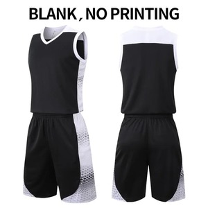 ชุดบาสเกตบอลระบายอากาศได้ดีชุดบาสเก็ตบอลพิมพ์ลายมืออาชีพวัสดุดี - Product Image 4