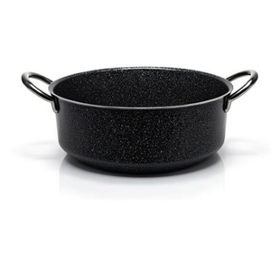 Casserole en fonte (30 cm) - Design classique et luxueux BIMBI Noir 262300 - Product Image 2