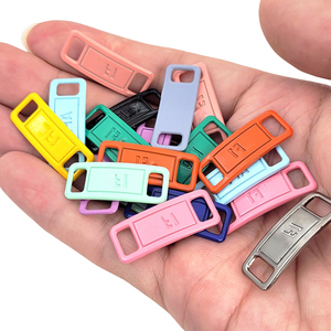 Tùy Chỉnh Dây Giày Thẻ Cá Nhân Tên Giày Khóa Trống Kim Loại Chạy Giày Ren Ổ Khóa Cho Dây Giày Trang Trí - Product Image 1