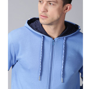 Sudadera con capucha de algodón 100% de alto gramaje con cremallera completa y estampado DTG para hombre, logotipo personalizado OEM, estilo urbano, invierno, venta al por mayor - Product Image 4