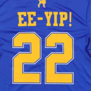 SGR Football Jersey Tee Royal 100% Polyester Sigma Gamma Rho T <b>Shirt</b> Printed Team Logo on Front & Back Sorority Apparel - Product Image 6