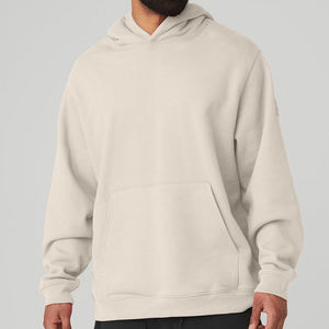 Logo de broderie personnalisé OEM haute qualité 100% coton sweat à capuche surdimensionné épaule tombante Streetwear XS taille lourd GSM motif d'impression - Product Image 6