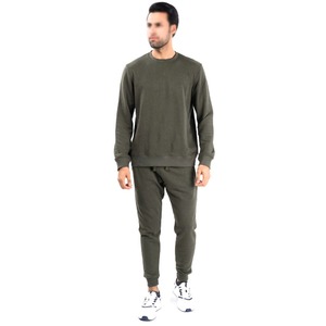 Wholesale Custom Logo Men Plain Tracksuit Jogging Jogger Suit <b>Set</b> Crewneck Sweatshirt Sweatsuit Men 2 Two Piece Pants <b>Set</b> - Product Image 1