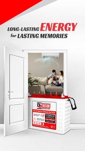 Batterie solaire Deye 400 Ah C20 DECOR BLANC, cellule haute performance à format vertical, unité de secours haute efficacité, module d'énergie robuste pour onduleur - Product Image 5