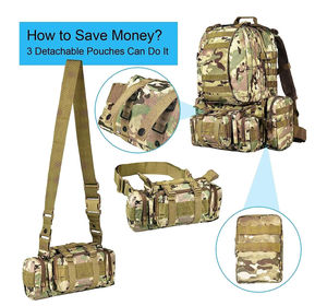 2025 Camouflage tactique extérieur sac à dos étanche Style de mode haute résistance avec sac à dos résistant à l'usure - Product Image 3