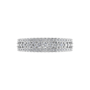 Bague élégante 950 bague en diamant platine I1 clarté bague fine en diamant naturel pour les femmes fabrication de bijoux en platine personnalisés OEM - Product Image 2