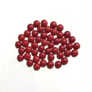 10mm Natural Red Coral Loose Round Cabochon Gemstone Wholesale Price Natural AAA Top Quality Gemstone Red Coral Jewellery