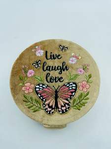 Caja de Almacenamiento de Joyas de Terciopelo y Madera de Lujo, Bordada a Mano con Cuentas, Personalizable en Color, Tamaño y Logotipo, para Collares y Anillos - Product Image 2