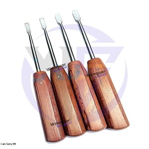 Ensemble d'instruments de chirurgie orthopédique 4 pièces de haute qualité poignée en fibre garantie ciseau à os Wenquar chirurgical en acier inoxydable - Product Image 2
