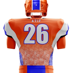 Uniforme de fútbol americano para hombres Jersey de equipo personalizado con pantalones de sarga de aparejos transpirables Ropa deportiva de fútbol de alta calidad - Product Image 3