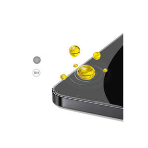 Protection d'écran en verre trempé SAFA Rika Series Netzy pour iPhone 15 Pro - Installation facile, anti-espionnage, anti-choc, 3D Radian - Product Image 3