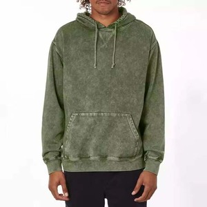 2025 nouveaux sweats à capuche pour hommes lavés à l'acide fabriqués au Pakistan hiver Street Style basiques à capuche en gros pas cher prix personnalisé Polyester/coton - Product Image 1