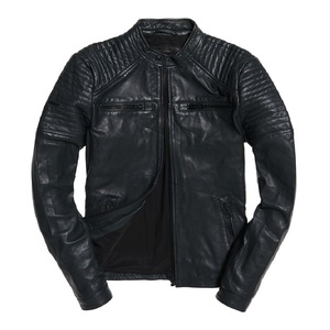 Veste aviateur en peau de mouton High Street pour hommes avec fermeture à glissière complète en faux cuir amovible pour veste froide pour hommes expédition DDP - Product Image 5