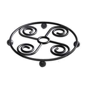 Base de Metal con cuentas fuertes, alambre de hierro, forma redonda, decoración de mesa, accesorios, esteras y almohadillas, remache - Product Image 1