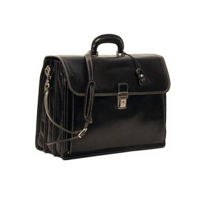 Bolso ejecutivo de oficina de cuero genuino Bolso de conferencia de cuero - Product Image 1