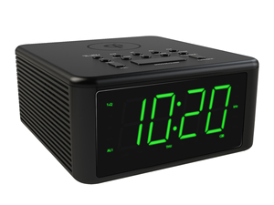 CR-188W 1.2 "hoặc 1.4" LED hiển thị đồng hồ báo thức FM Radio với sạc không dây và bluetooth/âm thanh tự nhiên - Product Image 5