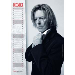 ปฏิทินตั้งโต๊ะและปฏิทินแสดงผลแบบต่อเนื่อง ปี 2024 ลายเดวิด โบวี พร้อมนาฬิกา - Product Image 4