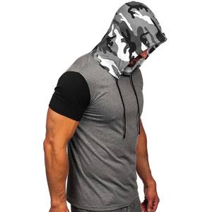 OEM T-shirts à capuche amples et décontractés à manches courtes pour hommes - Product Image 4