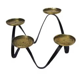 New Arrival Metal Table Top Candelabra Handmade <b>Taper</b> <b>Candle</b> <b>Holder</b> Metal <b>Candle</b> <b>Holder</b> for Weddings Parties Centerpiece - Product Image 3