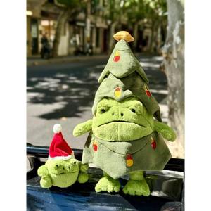 Jelly Cat's Limited Edition <b>UK</b> Christmas Frog <b>Plush</b> <b>Toy</b> Super Soft PP Cotton Filling Cute and Comfortable Christmas Figure <b>Toy</b> - Product Image 2