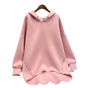 2025 mode vêtements à capuche goutte épaule Floral et coeur imprimer mignon robe femmes sur la taille automne décontracté rayé surdimensionné à capuche - Product Image 6