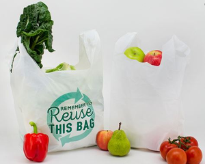 Sac de transport de gilet en plastique PE-BD HDPE recyclable personnalisé Sacs à provisions Emballage de supermarché avec sac de t-shirt imprimé par héliogravure - Product Image 5