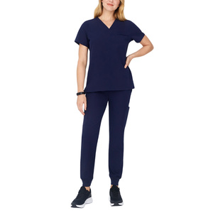 Uniformes de Hospital para Mujer con Logotipo Personalizado, Conjuntos de Uniformes de Enfermera de Talla Grande, Trajes de Enfermera con un Bolsillo, Detección de Agujas, Fabricante Mayorista Directo - Product Image 1