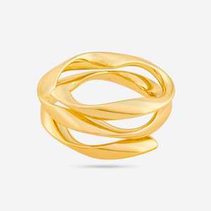 Gold-Plated Fashionable Moon Star Heart Shape Vintage <b>Ring</b> for Gift Giving - Product Image 4