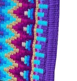 Tapis de selle western multicolore à motif Navajo, tissé à la main en laine, contourné, confortable et durable, pour cheval - Product Image 3